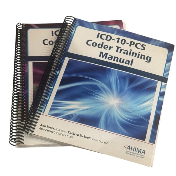 ICD-10-CM Coder Training Spiral Bound Manuals Health Information Management - Picture 3 of 4
